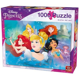 55992 KING Puzzel Disney Princess Collector&#039;s Edition 1000 stukjes