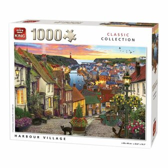 56041 KING Puzzel Harbour Village 1000 stukjes