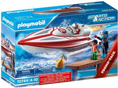 70744 PLAYMOBIL Sports &amp; Action Speedboot met onderwatermotor