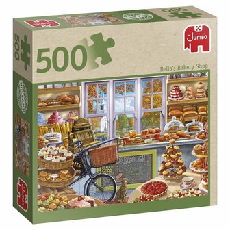 81892 Jumbo Puzzel Bella&#039;s Bakery Shop 500 Stukjes