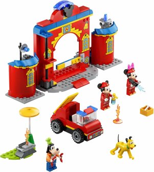 10776 LEGO Disney Mickey &amp; Friends Brandweerkazerne &amp; Auto