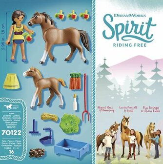 70122 PLAYMOBIL Spirit Pru met paard en veulen