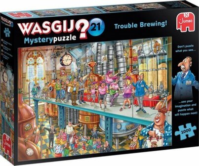 25006 Jumbo Puzzel Wasgij Mystery21 Leven in de Brouwerij 1000 stukjes