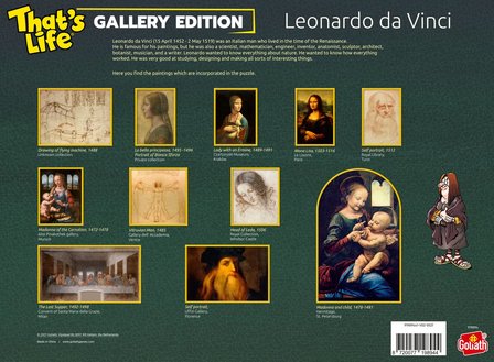 919894 Goliath Puzzel That&#039;s Life Leonardo da Vinci 1000 stukjes
