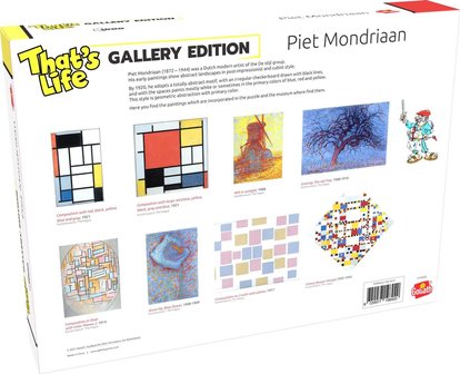 919892 Goliath Puzzel That&#039;s Life Piet Mondriaan 1000 stukjes