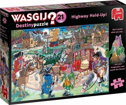 19180 Jumbo Puzzel Wasgij Destiny21 Je Geld Of Je Rijbewijs! 1000 stukjes