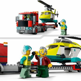 60343 LEGO City Reddingshelikopter Transport