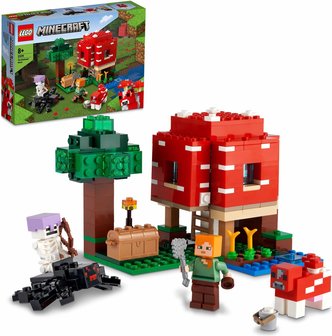 21179 LEGO Minecraft Het Paddenstoelenhuis