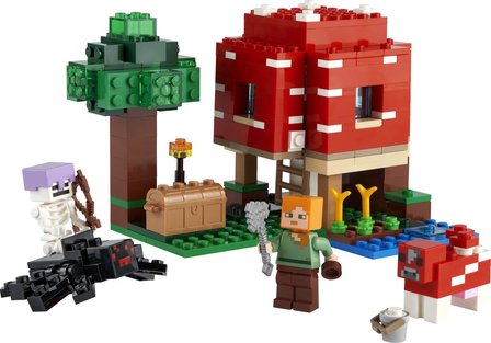 21179 LEGO Minecraft Het Paddenstoelenhuis