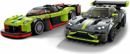 76910 LEGO Speed Champions Aston Martin Valkyrie AMR Pro En Aston Martin Vantage GT3