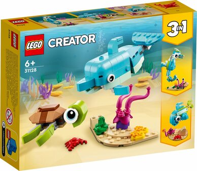 31128 LEGO Creator Dolfijn En Schildpad