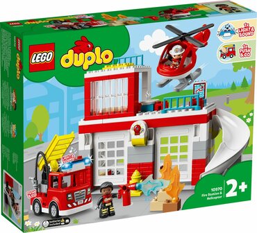 10970 LEGO DUPLO Brandweerkazerne &amp; Helikopter