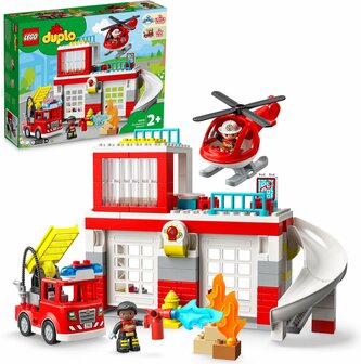 10970 LEGO DUPLO Brandweerkazerne &amp; Helikopter