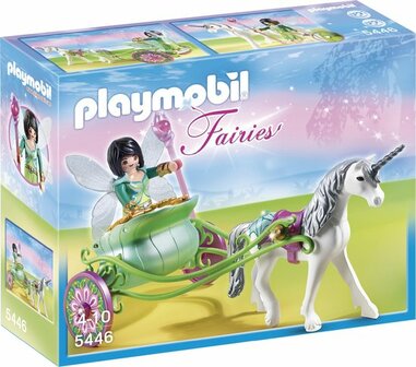 5446 PLAYMOBIL Eenhoornkoets met Vlinderfee 