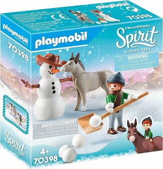70398 Playmobil Spirit Riding Free Sneeuwpret met Snips