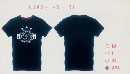 37719 AJAX Herenshirt donkerblauw Mt. 2XL