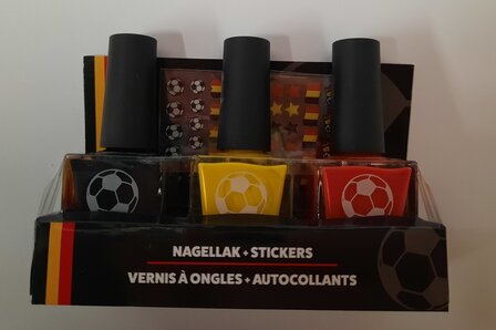 04789 Nagellakset Duitslandkleur + Nagelstickers