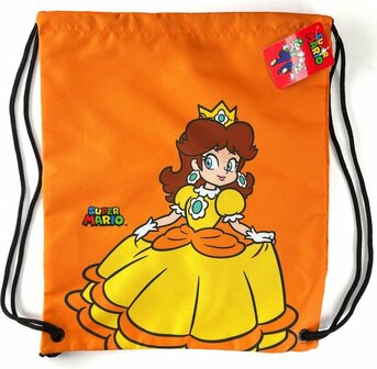 08635 Nintendo Super Mario Bros Daisy gym tas 40cm