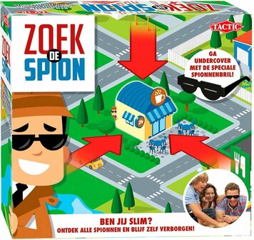 60052 Tactic Gezelschapsspel Zoek De Spion