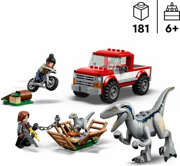 76946 LEGO Jurassic World Blue &amp; Beta Velociraptorvangst