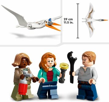 76947 LEGO Jurassic World Quetzalcoatlus Vliegtuighinderlaag