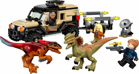76951 LEGO Jurassic World Pyroraptor &amp; Dilophosaurus Transport