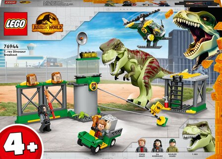 76944 LEGO 4+ Jurassic World T.Rex Dinosaurus Ontsnapping