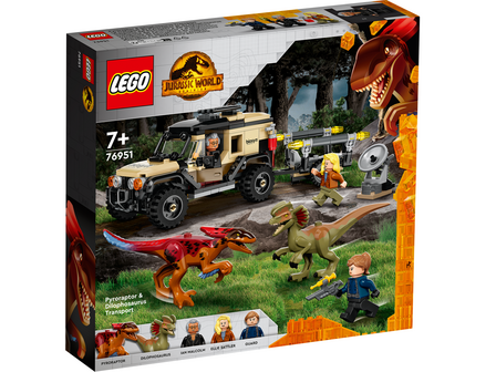 76951 LEGO Jurassic World Pyroraptor &amp; Dilophosaurus Transport