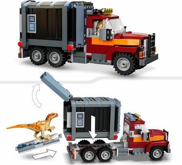 76948 LEGO Jurassic World T. Rex &amp; Atrociraptor Dinosaurus Ontsnapping