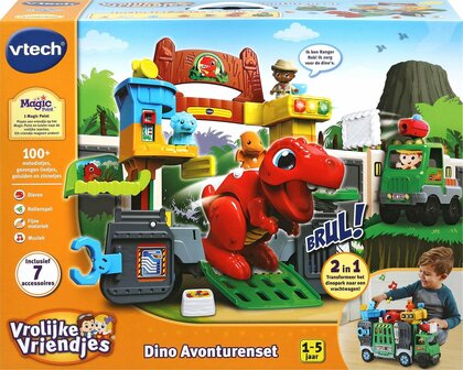 542123 VTech Vrolijke Vriendjes Dino Avonturenset + Licht en Geluid