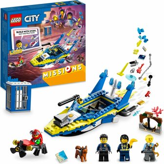 60355 LEGO City Missies Waterpolitie Recherchemissies