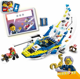 60355 LEGO City Missies Waterpolitie Recherchemissies