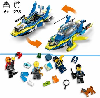 60355 LEGO City Missies Waterpolitie Recherchemissies