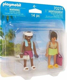 70274 PLAYMOBIL Duopack Vakantiegangers Junior