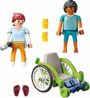 70193 PLAYMOBIL City Life Patient in rolstoel