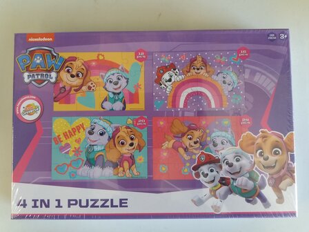 39691 PAW Patrol 4in1 Puzzel Skye