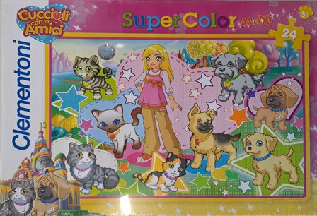 24406 Clementoni Puzzel Super Color Maxi 24 Stukjes