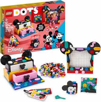 41964 LEGO DOTS Mickey Mouse &amp; Minnie Mouse Terug Naar School