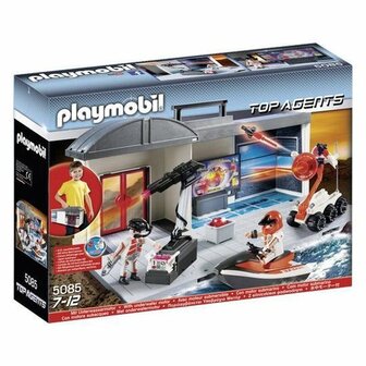 5085 Playmobil Top Agents Meeneem Basis