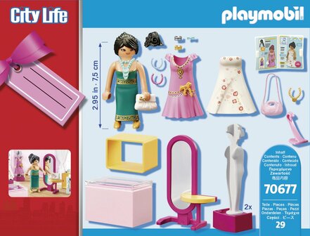 70677 PLAYMOBIL Gift set &quot;Feestelijke modeboetiek&quot; 