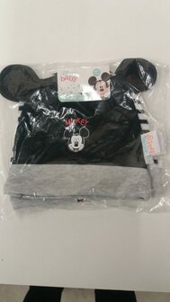 95128 Disney Baby Mickey Mouse muts 2 stuks Maat 74/80