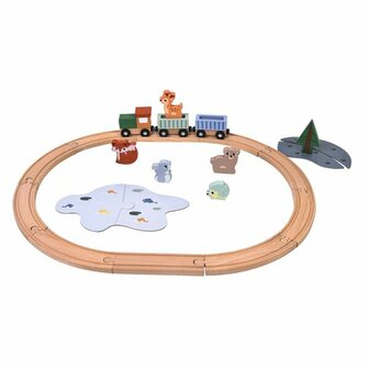 79018 Playing Kids Houten Treinset