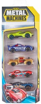 77786 Zuru Metal Machines Diecast Auto&#039;s 5-pack