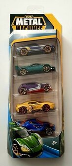 77793 Zuru Metal Machines Diecast Auto&#039;s 5-pack