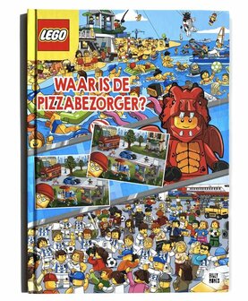 08373 Lego Boek Zoek &amp; Vind Waar is de pizzabezorger? 