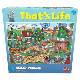 192478 Goliath Puzzel That&#039;s Life Hollandse Bloemenvelden 1000 Stukjes