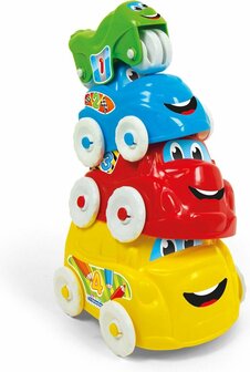 17111 Baby Clementoni Fun Vehicles stapelvoertuigen