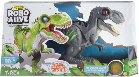 13384 ZURU Robo Alive Dinosaurus T-REX Grijs