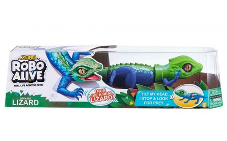 77755 ZURU Robo Alive Hagedis Groen blauw