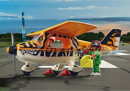 70902 Playmobil Air Stunt Show PROMO-PACK Propellervliegtuig &quot;Tiger&quot;